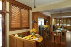 Timberland shutters in a kitchen